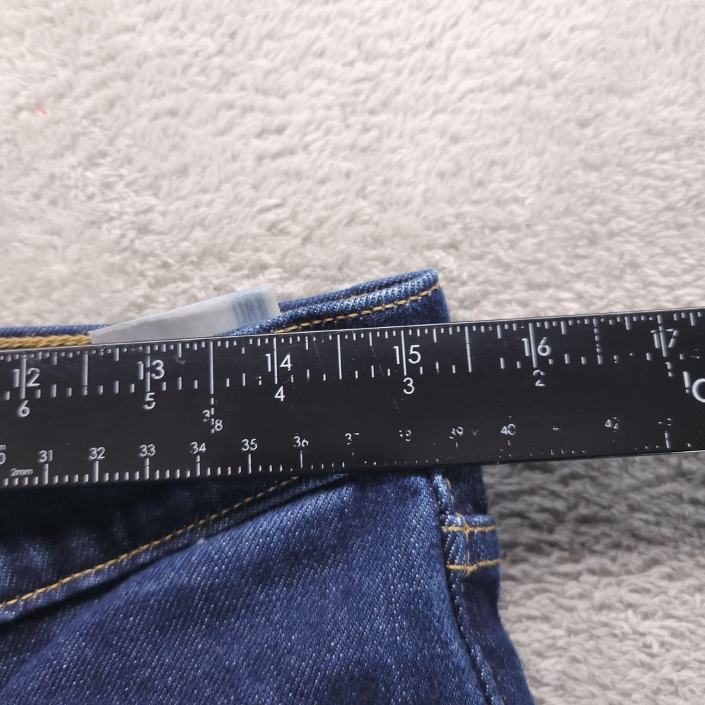 Levis Jeans Womens 31 Blue Ribcage Bootcut High Rise Button Fly Stretch - Picture 7 of 11